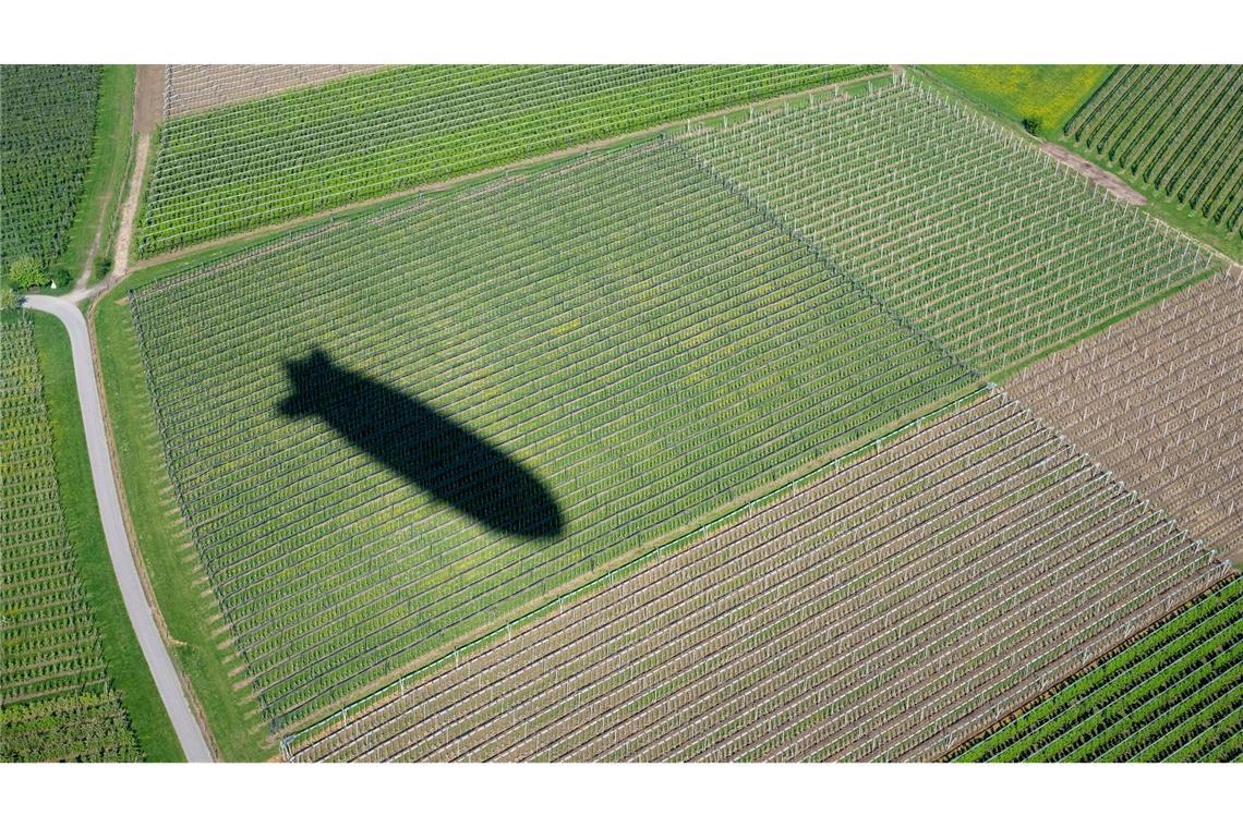 Bilder des Tages Zeppelin-Schattenspiele