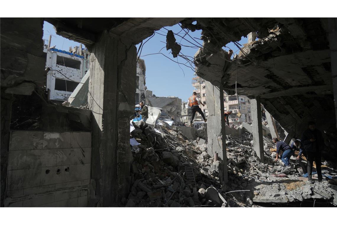 Zerstörte Häuser im Gazastreifen. (Archivbild)