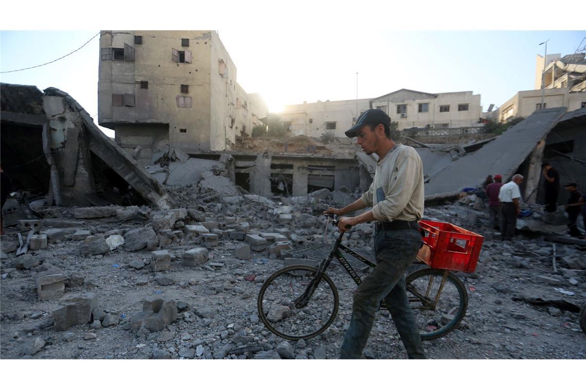 Warten auf Hamas-Antwort - Trump setzt Frist Zerstörungen in der Stadt Gaza. (Archivbild)