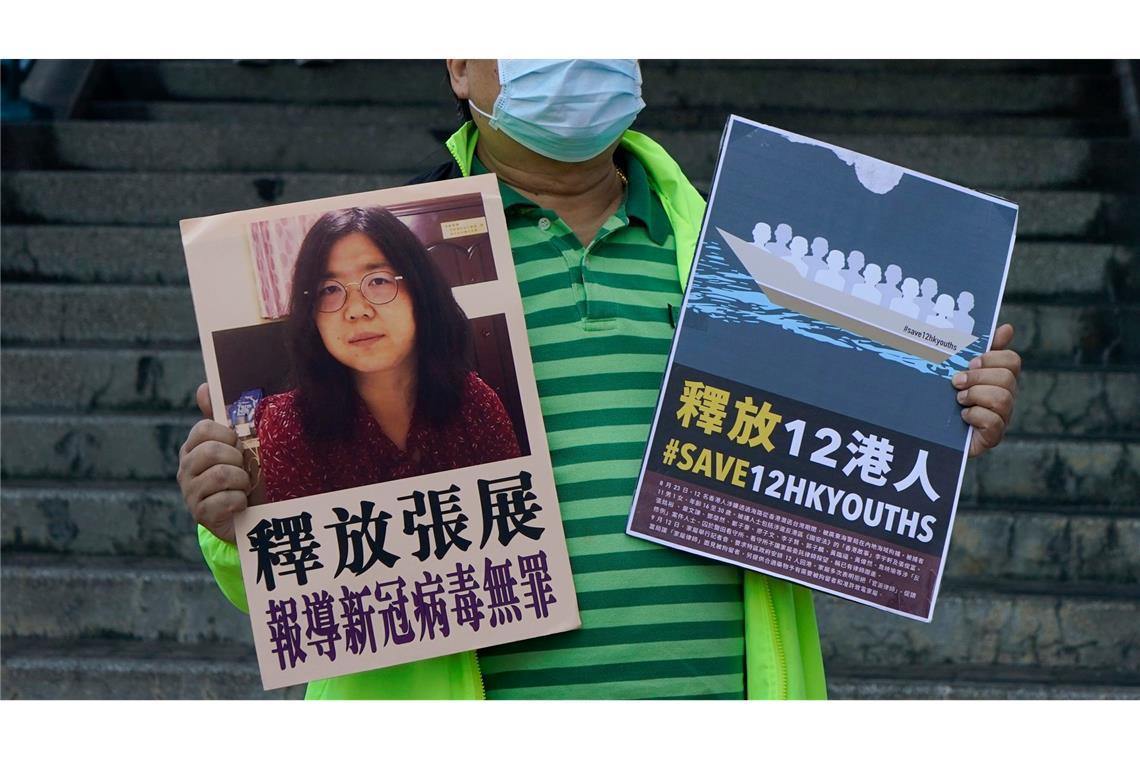 Zhang Zhan hatte bereits eine Haftstrafe wegen desselben Vorwurfs abgesessen. (Archivbild)