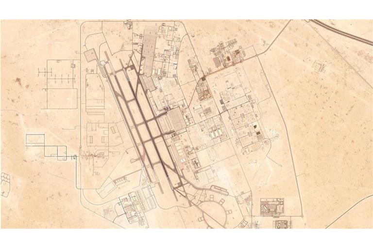 Ziel des iranischen Angriffs war der US-Stützpunkt Al-Udeid in Katar.
