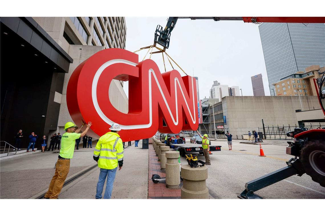 Zu Warner Bros. Discovery gehört auch der Nachrichtensender CNN. (Archivbild)
