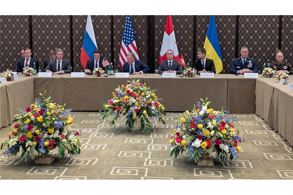 Zuletzt trafen sich Teams aus Russland und der Ukraine unter US-Vermittlung zu direkten Gesprächen in Genf. (Archivbild)