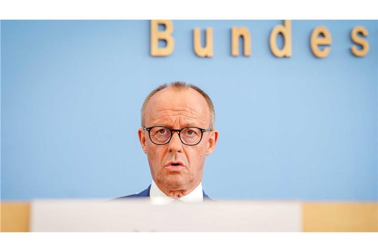 Zuletzt war Merz im August 2024 Gast der Bundespressekonferenz.