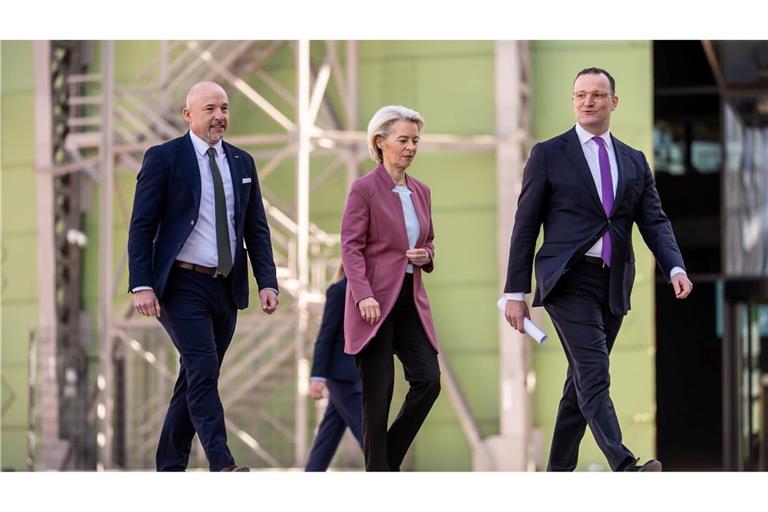 Zum Auftakt der Klausur der Fraktionsführung ist EU-Kommissionspräsidentin Ursula von der Leyen zu Gast.