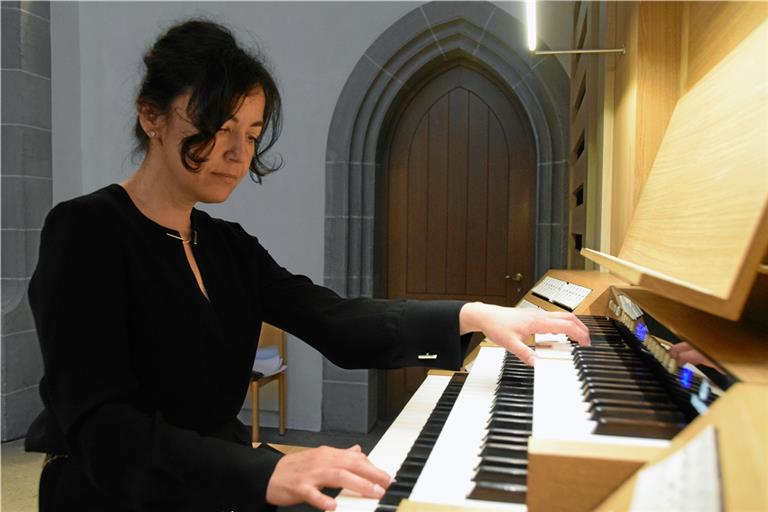 Zuzana Ferjenčíková ist eine Meisterin der Improvisation an der Orgel. Foto: Elisabeth Klaper