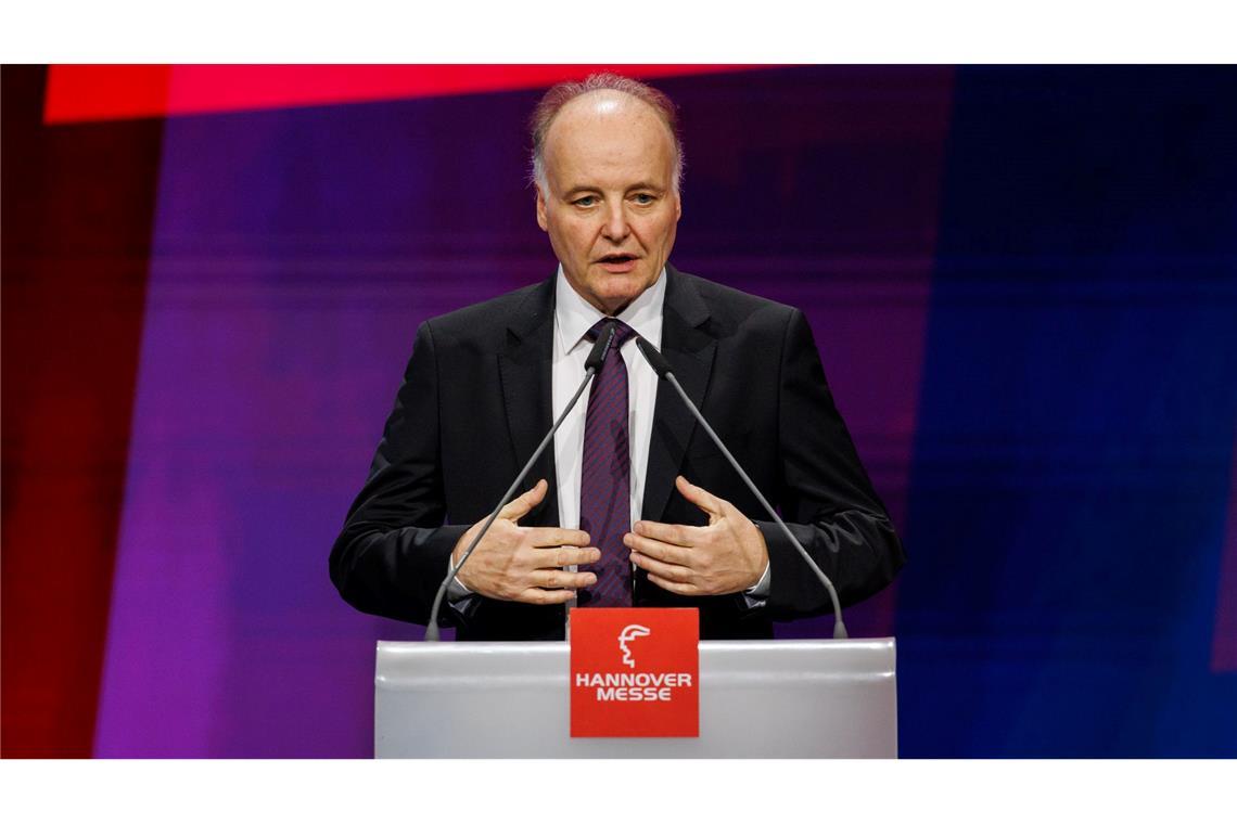 Elektroindustrie erwartet Produktionsminus und Stellenabbau ZVEI-Präsident Kegel: "Brauchen eine Effizienwende" (Archivbild)