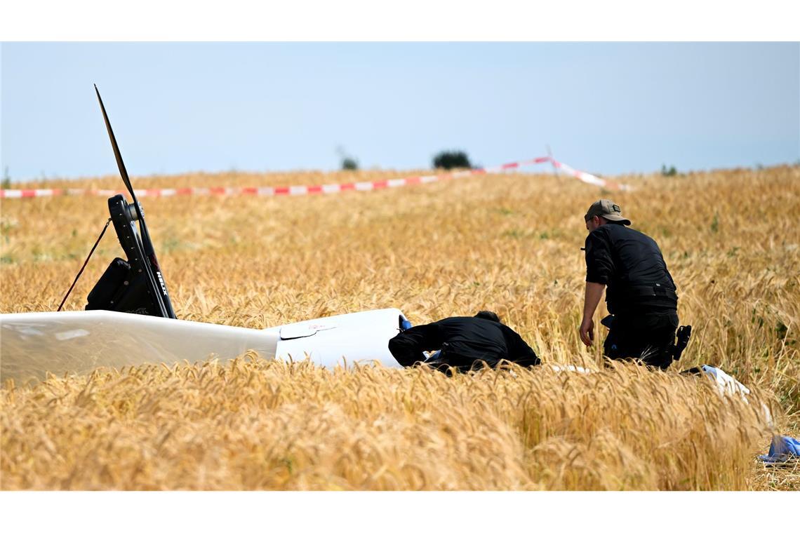 Kleinflugzeug in Mittelhessen abgestürzt - Zwei Tote
