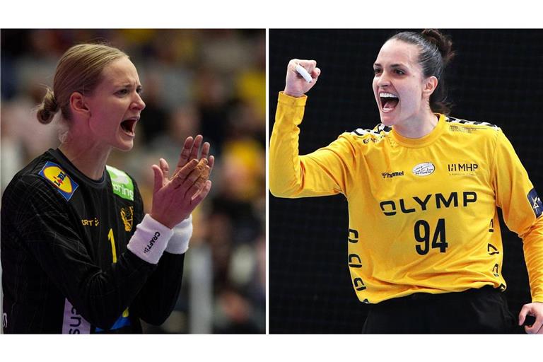 Zwei Weltklassetorhüterinnen mit Bietigheimer Vergangenheit treffen in Stuttgart aufeinander: Johanna Bundsen und Gabriela Moreschi (re.).