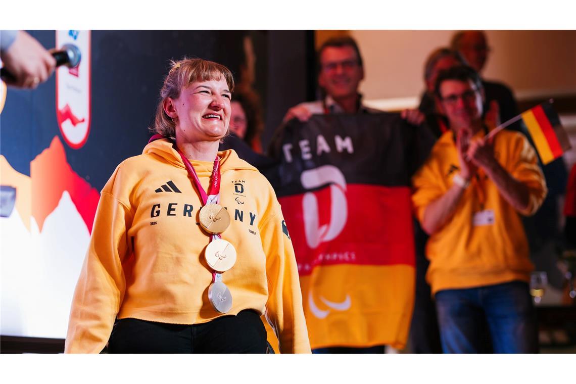 Zweimal Gold und einmal Silber: Anna-Lena Forster.