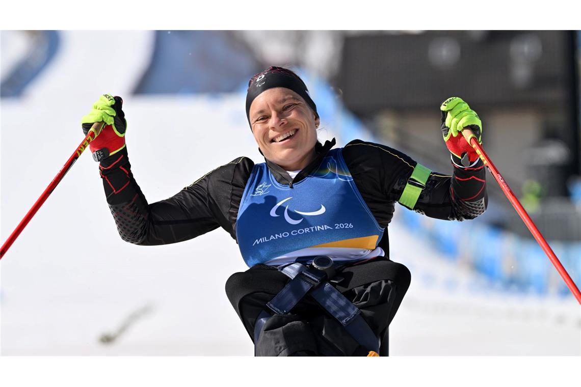 Zweites Rennen, zweite Medaille für Anja Wicker.